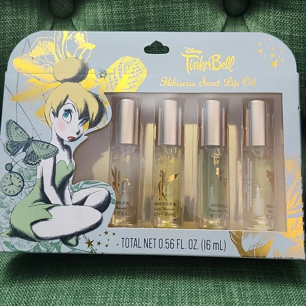 Disney Tinkerbell Hibiscus Seed Lip Oil Set